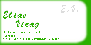 elias virag business card